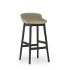 - Hyg Barstool 75 cm Front Upholstery Sand & Black Oak*Normann Copenhagen New
