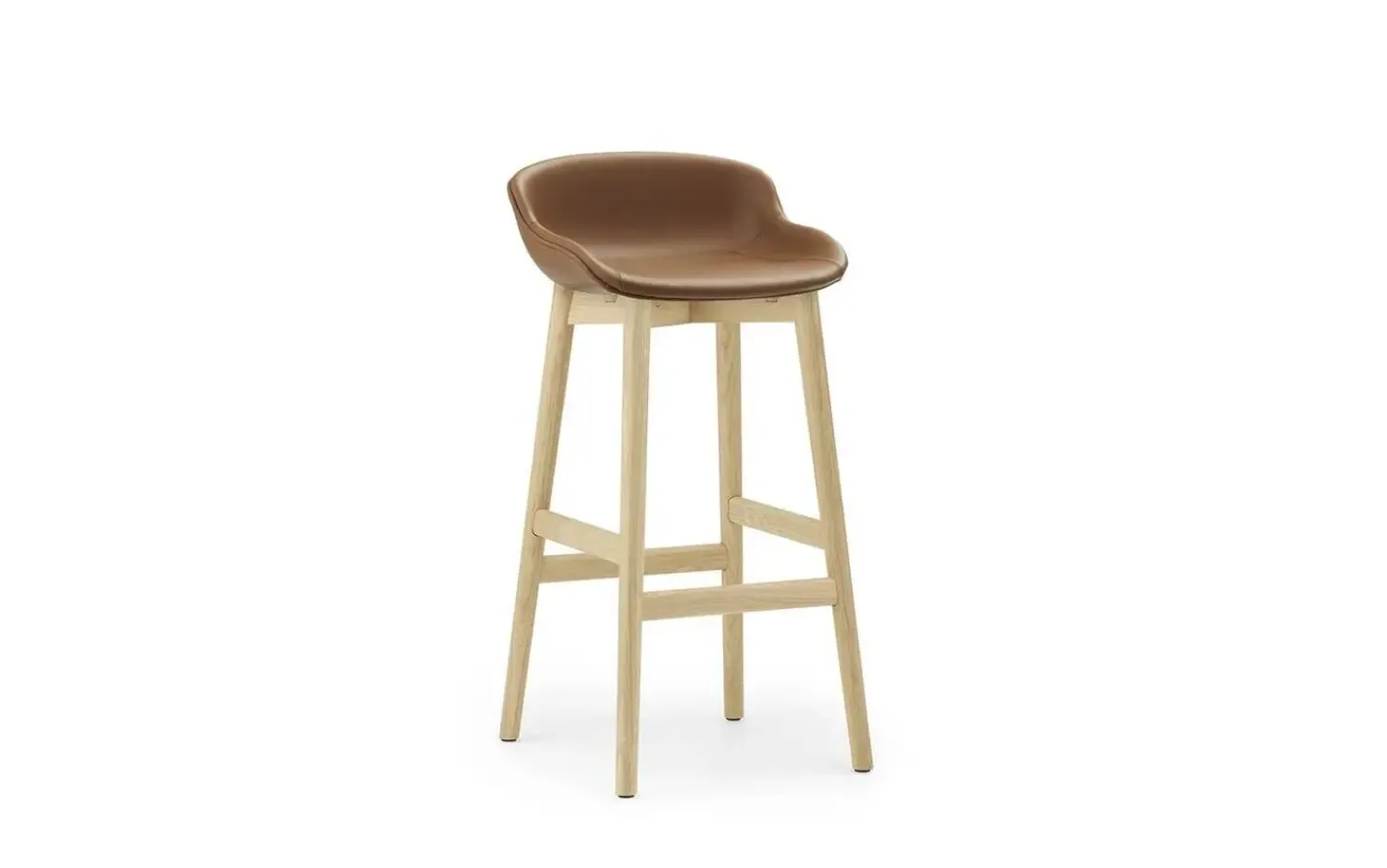 - Hyg Barstool 75 cm Full Upholstery Oak^Normann Copenhagen Sale
