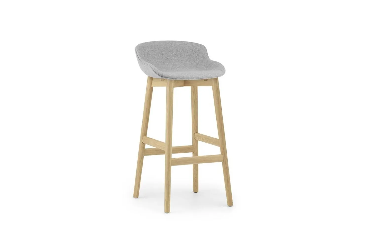 - Hyg Barstool 75 cm Full Upholstery Oak^Normann Copenhagen Discount