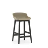 - Hyg Barstool 65 cm Front Upholstery Sand & Black Oak*Normann Copenhagen Clearance