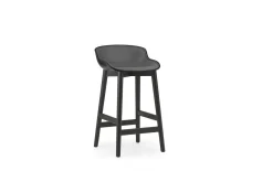 - Hyg Barstool 65 cm Front Upholstery Black & Black Oak*Normann Copenhagen Clearance