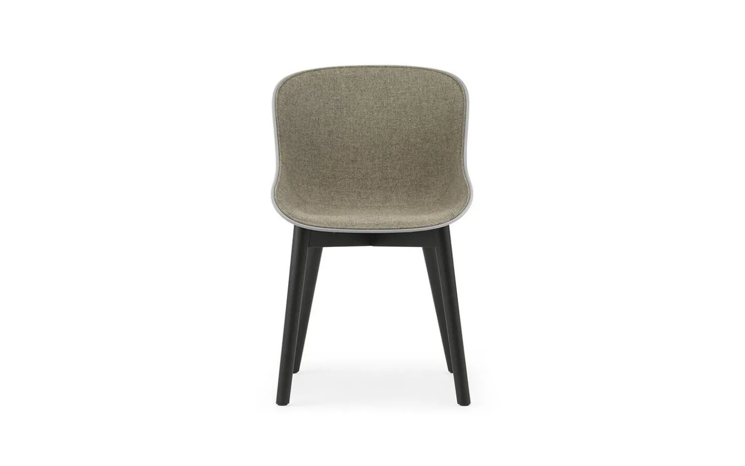 - Hyg Chair Front Upholstery Grey & Black Oak^Normann Copenhagen New