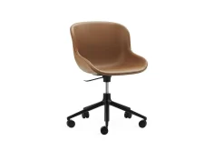 - Hyg Chair Swivel 5W Gas Lift Full Upholstery Black Alu^Normann Copenhagen Outlet