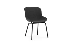 - Hyg Chair Front Upholstery Black & Black Steel*Normann Copenhagen Hot