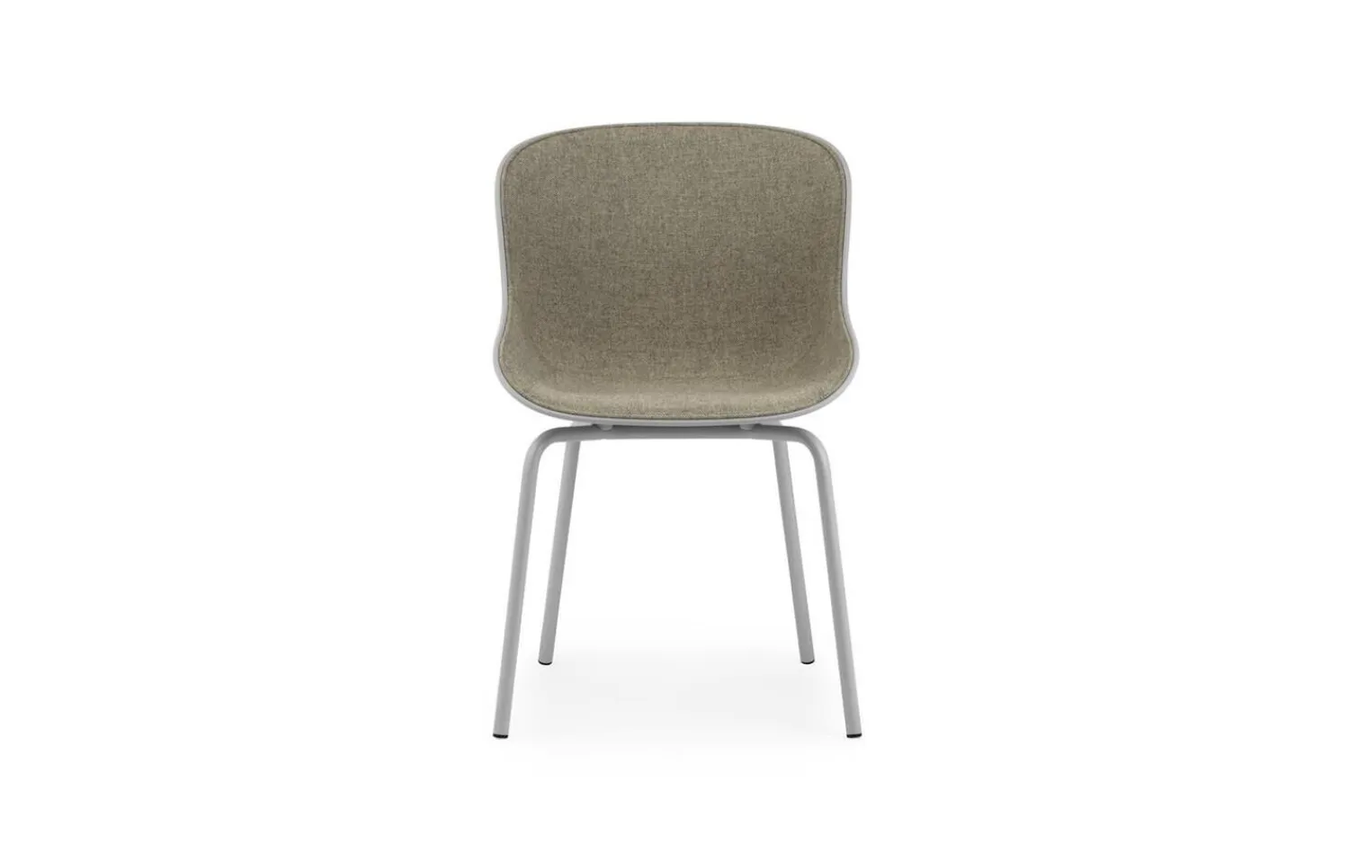- Hyg Chair Front Upholstery Grey & Grey Steel^Normann Copenhagen