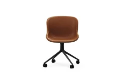 - Hyg Chair Swivel 4W Full Upholstery Black Alu^Normann Copenhagen Sale