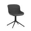 - Hyg Chair Swivel 4L Front Upholstery Black & Black Alu^Normann Copenhagen Outlet