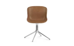 - Hyg Chair Swivel 4L Front Upholstery White & Alu^Normann Copenhagen Clearance