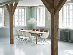 - Hyg Chair Swivel 4L Front Upholstery White & Alu^Normann Copenhagen Clearance