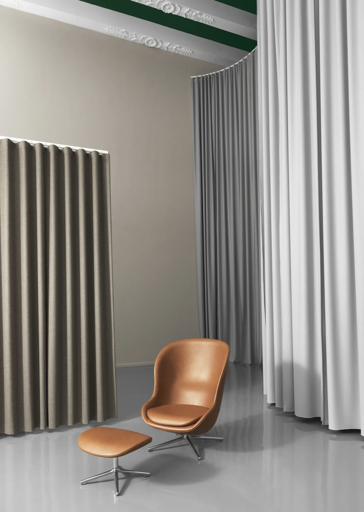 - Hyg Footstool Swivel Alu^Normann Copenhagen Outlet