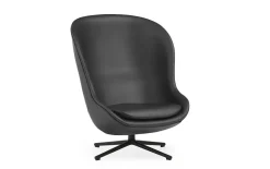 - Hyg Lounge Chair High Swivel Black Alu*Normann Copenhagen Best