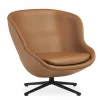 - Hyg Lounge Chair Low Swivel Black Alu*Normann Copenhagen Outlet