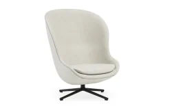 - Hyg Lounge Chair High Swivel Black Alu^Normann Copenhagen Hot
