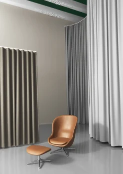 - Hyg Lounge Chair High Swivel Alu Tilt^Normann Copenhagen New