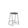 - Just Barstool 65 cm Full Upholstery Black Steel^Normann Copenhagen New