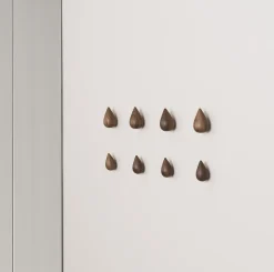 - knage - Dropit Hooks Large - Valnød - 2 styk*Normann Copenhagen Outlet