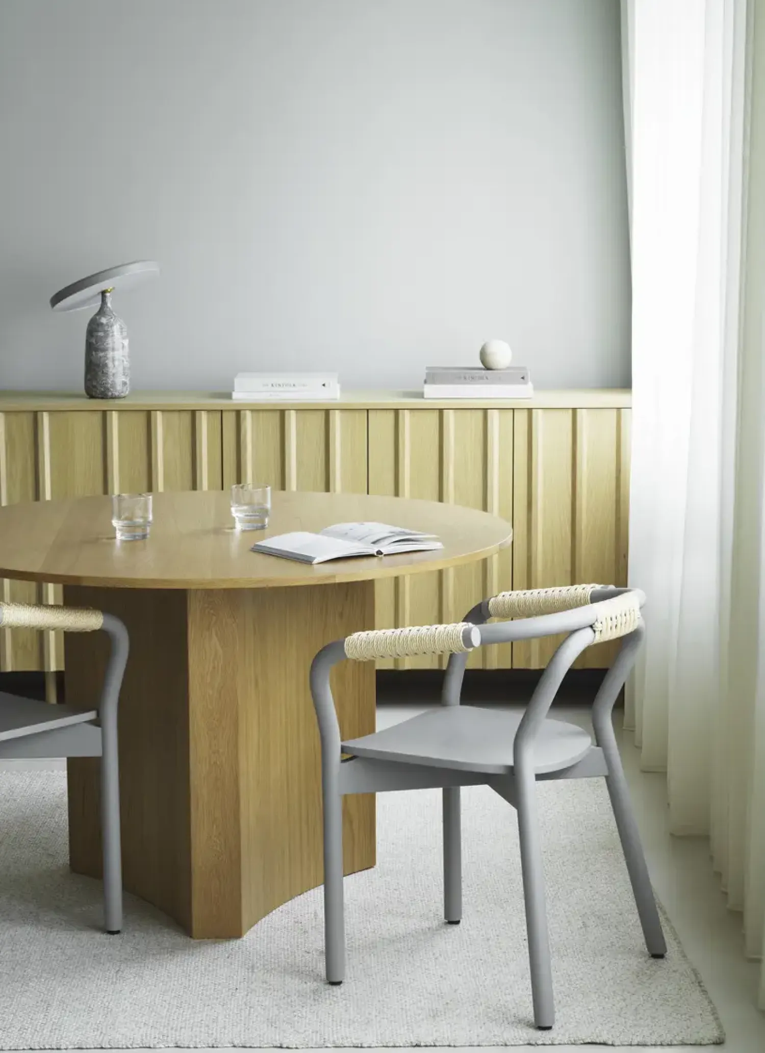 - Knot Chair - grå/natur^Normann Copenhagen New