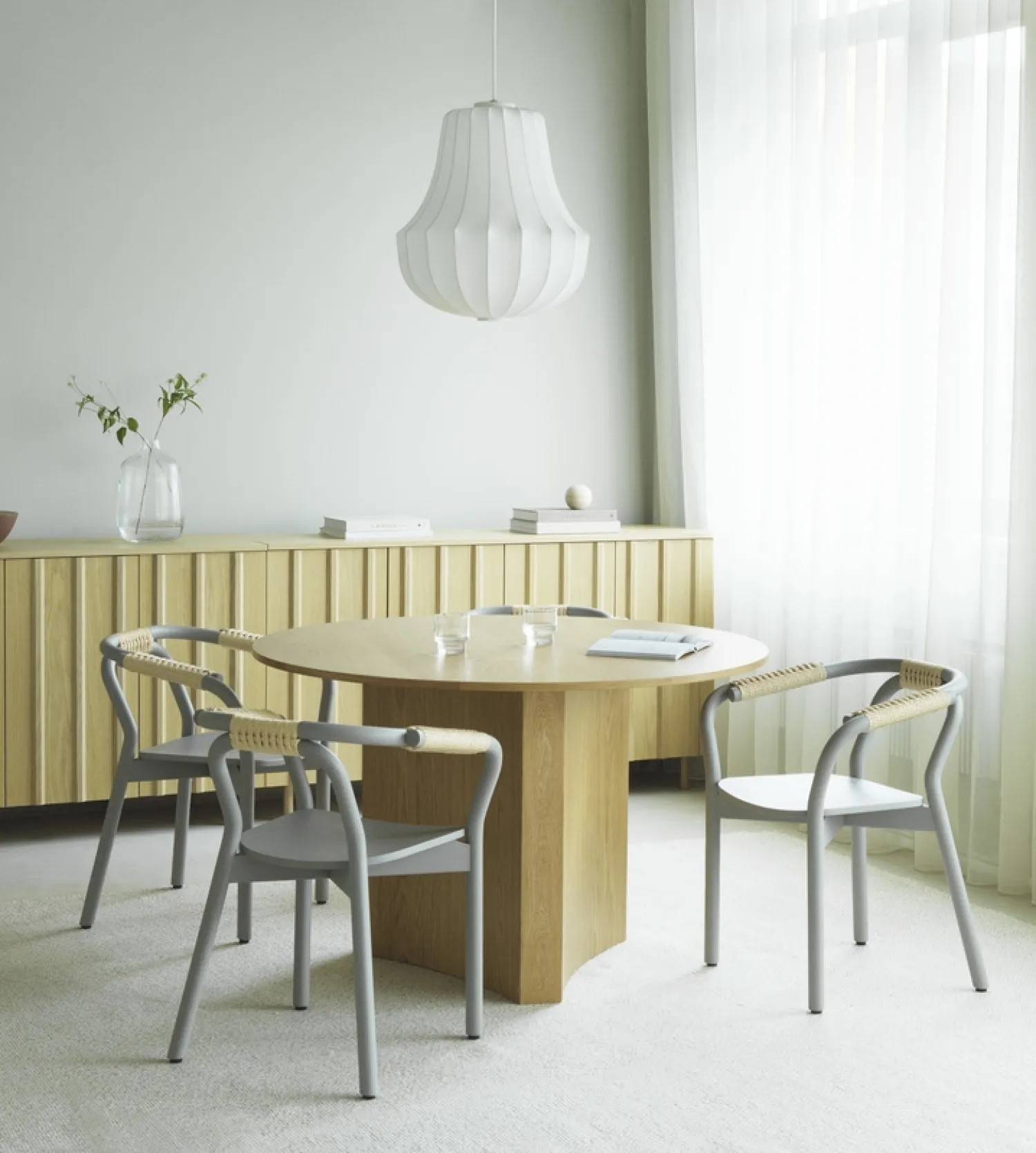 - Knot Chair - grå/natur^Normann Copenhagen New