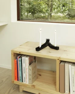 - Lysestage - Crooked Candlestick Two - Bronze*Normann Copenhagen Sale