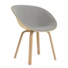 - Mat Armchair Front Upholstery Hemp Beech - Remix 133*Normann Copenhagen Discount