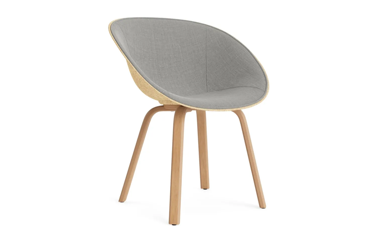 - Mat Armchair Front Upholstery Hemp Beech - Remix 133*Normann Copenhagen Discount