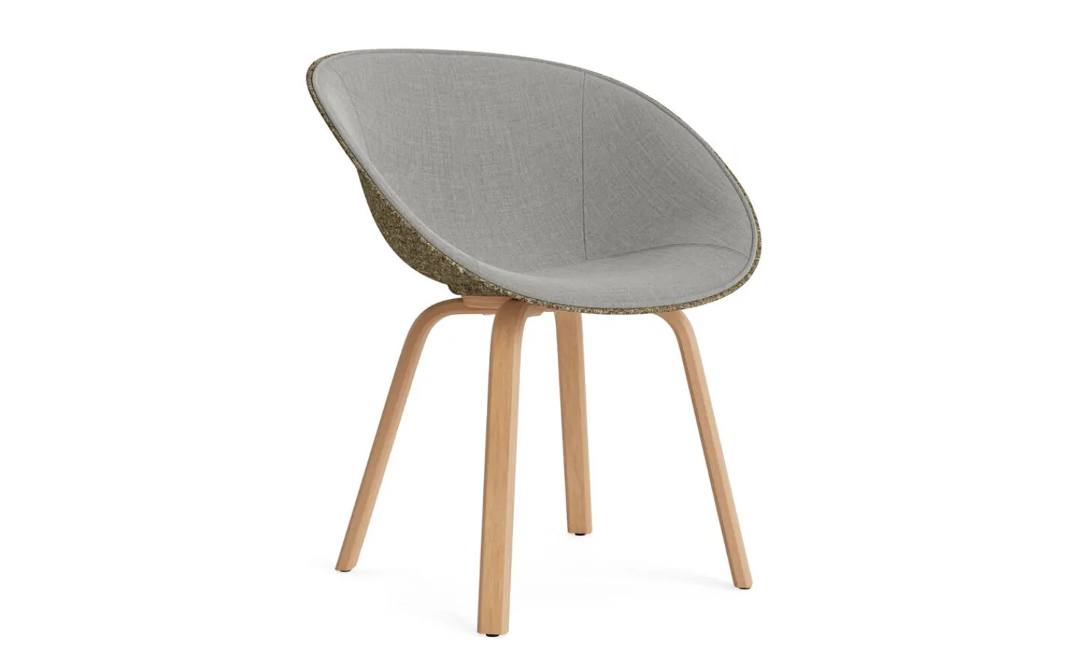 - Mat Armchair Front Upholstery Seaweed Beech - Remix 133^Normann Copenhagen Clearance