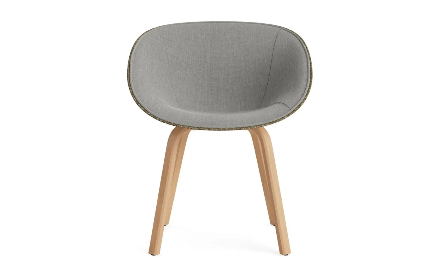 - Mat Armchair Front Upholstery Seaweed Beech - Remix 133^Normann Copenhagen Clearance