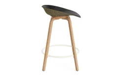 - Mat Barstool 65 cm Front Upholstery Seaweed Beech/Cream - Ultra 41599*Normann Copenhagen Online