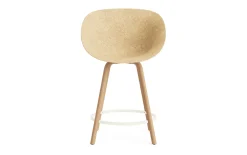 - Mat Bar Armchair 65 cm Beech/Cream - Hemp*Normann Copenhagen New