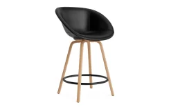 - Mat Bar Armchair 65 cm Full Upholstery Beech/Black - Ultra 41599^Normann Copenhagen New