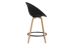 - Mat Bar Armchair 65 cm Full Upholstery Beech/Black - Ultra 41599^Normann Copenhagen New