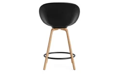 - Mat Bar Armchair 65 cm Full Upholstery Beech/Black - Ultra 41599^Normann Copenhagen New