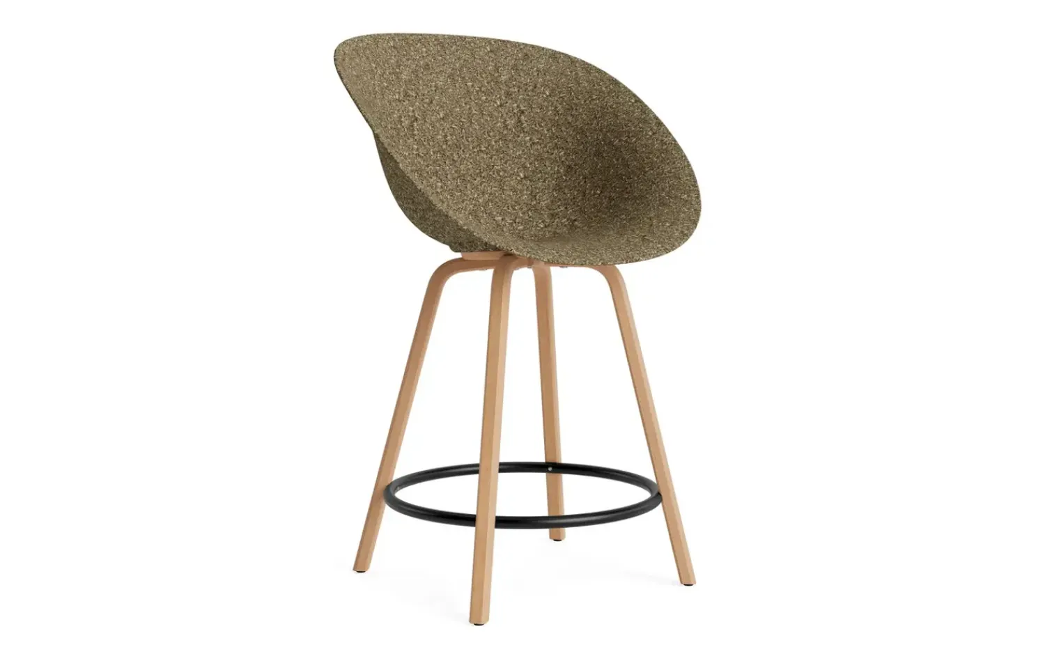 - Mat Bar Armchair 65 cm Beech/Black - Seaweed^Normann Copenhagen Online