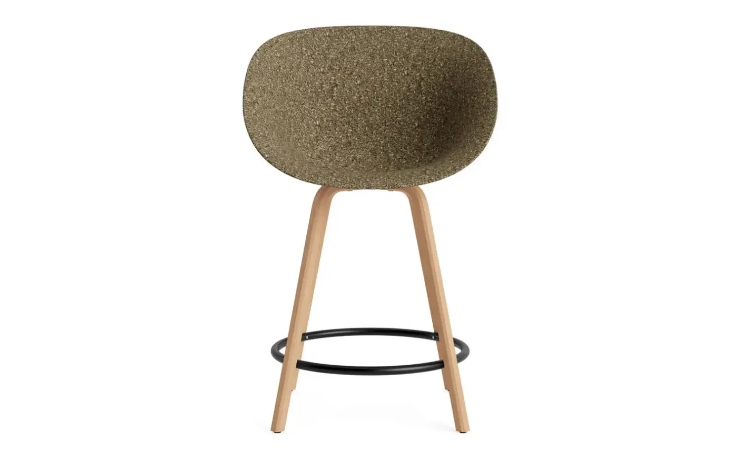 - Mat Bar Armchair 65 cm Beech/Black - Seaweed^Normann Copenhagen Online