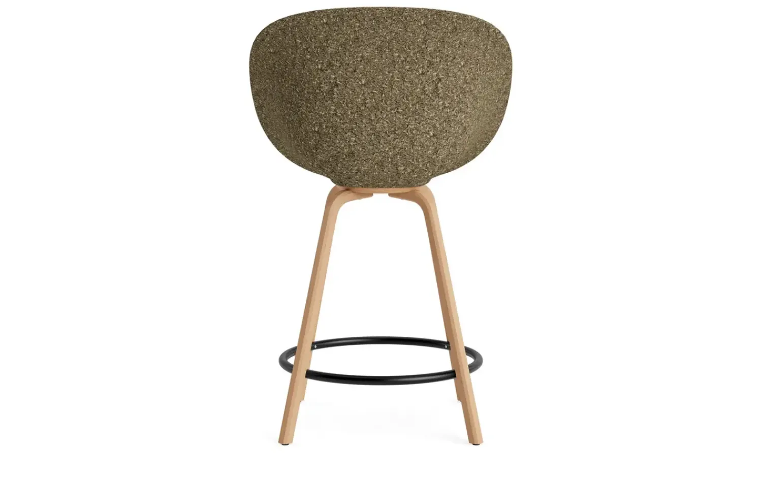 - Mat Bar Armchair 65 cm Beech/Black - Seaweed^Normann Copenhagen Online