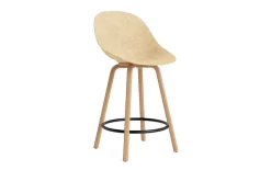 - Mat Bar Chair 65 cm Beech/Black - Hemp*Normann Copenhagen Clearance