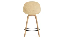 - Mat Bar Chair 65 cm Beech/Black - Hemp*Normann Copenhagen Clearance