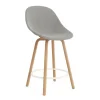 - Mat Bar Chair 65 cm Full Upholstery Beech/Cream - Remix 133*Normann Copenhagen