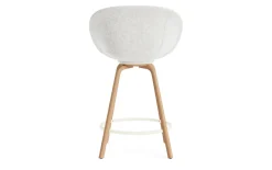 - Mat Bar Armchair 65 cm Full Upholstery Beech/Cream - Hallingdal 110^Normann Copenhagen Best