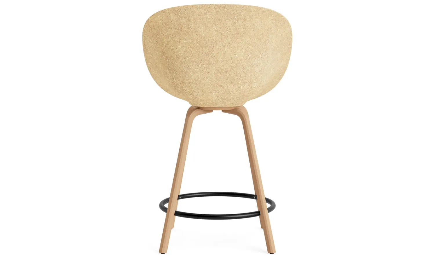 - Mat Bar Armchair 65 cm Beech/Black - Hemp^Normann Copenhagen Discount