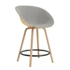 - Mat Bar Armchair 65 cm Front Upholstery Hemp Beech/Black - Remix 133^Normann Copenhagen Online