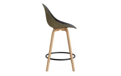 - Mat Bar Chair 65 cm Front Upholstery Seaweed Beech/Black - Ultra 41599^Normann Copenhagen Discount
