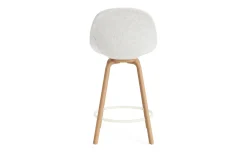 - Mat Bar Chair 65 cm Full Upholstery Beech/Cream - Hallingdal 110^Normann Copenhagen Discount