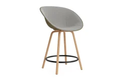 - Mat Bar Armchair 65 cm Front Upholstery Seaweed Beech/Black - Remix 133^Normann Copenhagen Sale