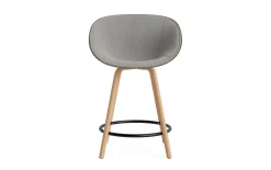 - Mat Bar Armchair 65 cm Front Upholstery Seaweed Beech/Black - Remix 133^Normann Copenhagen Sale