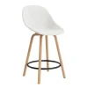 - Mat Bar Chair 65 cm Full Upholstery Beech/Black - Hallingdal 110*Normann Copenhagen Hot