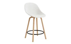 - Mat Bar Chair 65 cm Full Upholstery Beech/Black - Hallingdal 110*Normann Copenhagen Hot