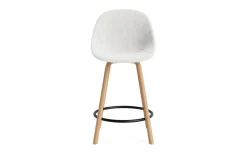 - Mat Bar Chair 65 cm Full Upholstery Beech/Black - Hallingdal 110*Normann Copenhagen Hot