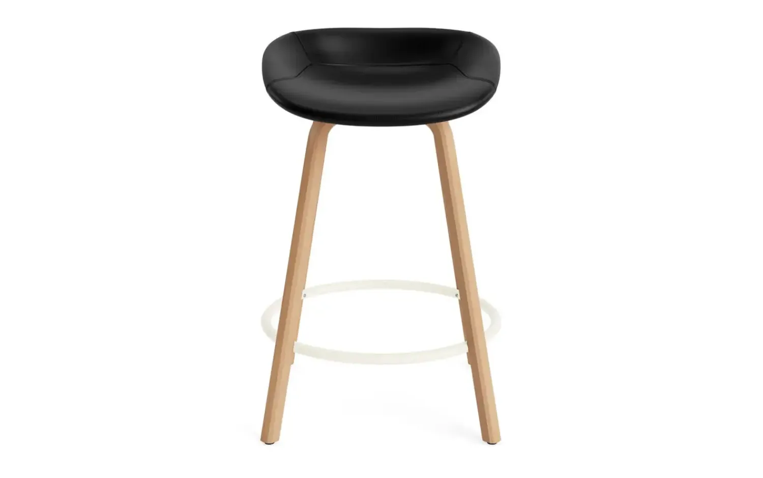 - Mat Barstool 65 cm Full Upholstery Beech/Cream - Ultra 41599*Normann Copenhagen Best