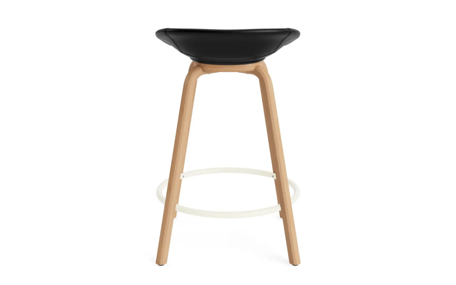 - Mat Barstool 65 cm Full Upholstery Beech/Cream - Ultra 41599*Normann Copenhagen Best